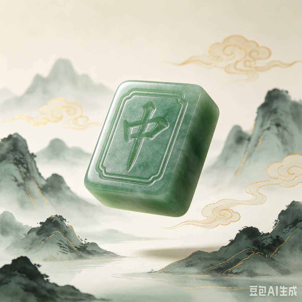 vintage style mahjong set