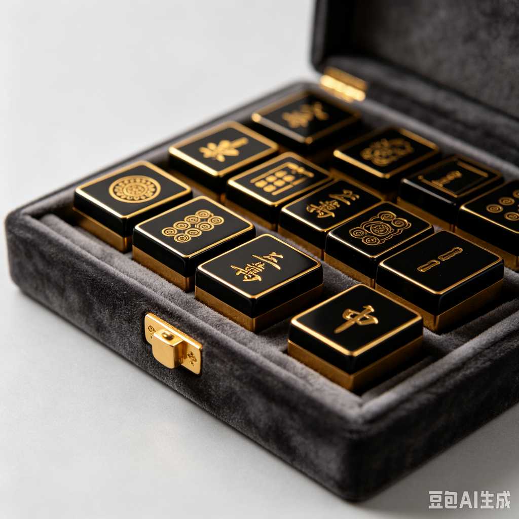 wood mahjong tiles